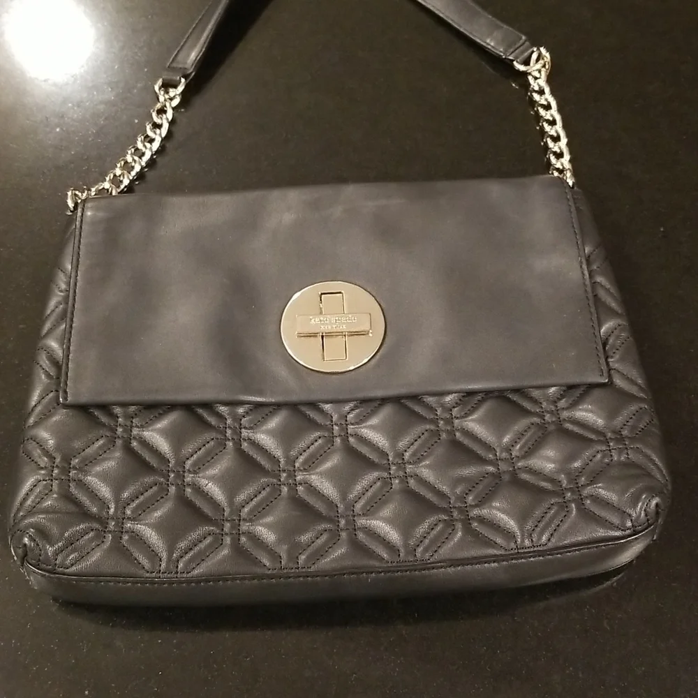 💕KATE SPADE💕 Black Quilted Shoulder Bag